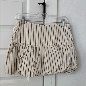 Misguided Striped Bubble Skirt